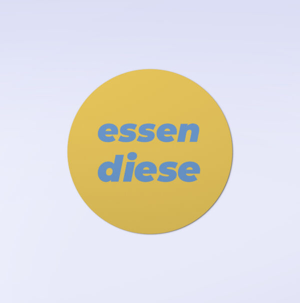 essen diese sticker