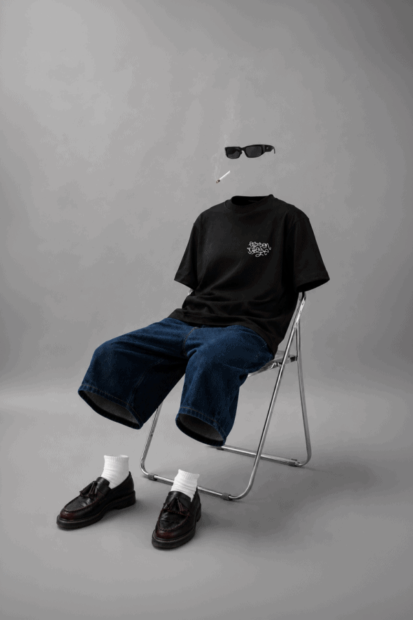 Stadtteil Shirt schwarz